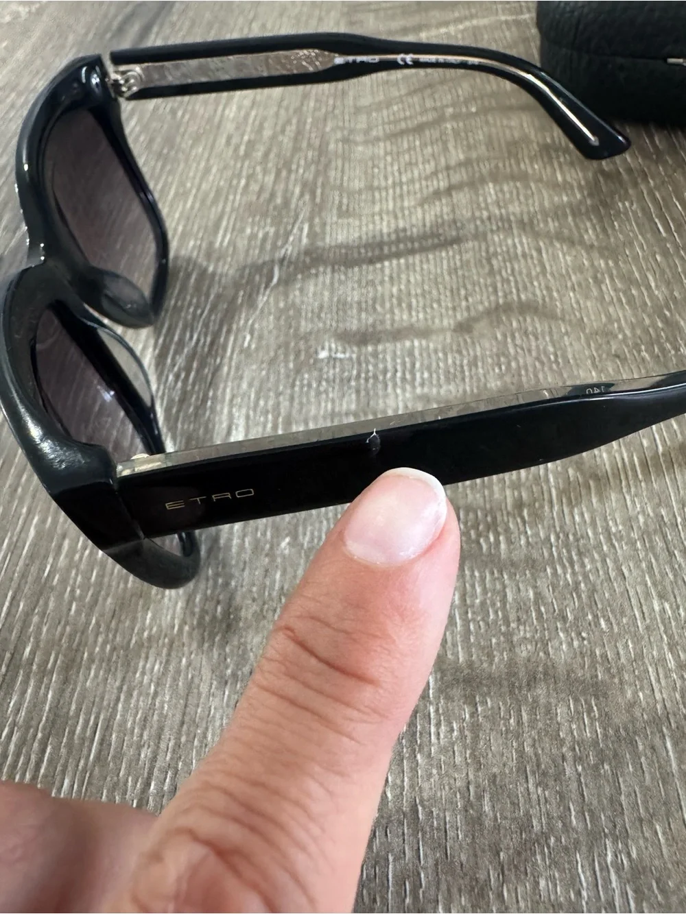 Etro Black Women's Oversized Cat-Eye Sunglasses 55-18